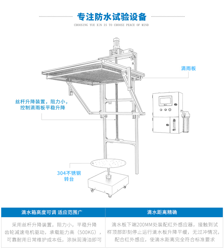 ipx12滴水試驗裝設備